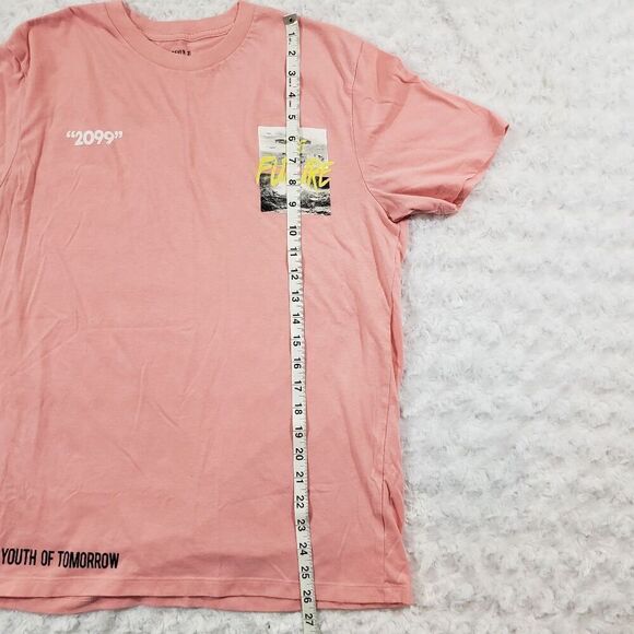 Forever 21 Men's Medium youth of tomorrow Graphic tee Future UFO "2099" - Picture 3 of 8